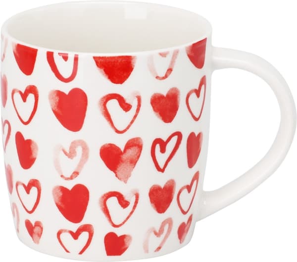 Mugg You and Me Vit/Röd