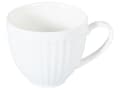 Miniatyrbild 5 av 8: Set med 4 Koppar med Fat Vit Porslin Kaolin Handgjord Glansig Finish Service för 4 Personer Te Kaffe Kök Matsal