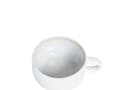 Miniatyrbild 8 av 9: Set med 4 Koppar med Fat Vitt Stengods Kaolin Handgjord Reaktiv Glasyr Finish Service för 4 Personer Te Kaffe Kök Matsal