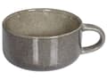 Miniatyrbild 5 av 9: Set med 4 Koppar med Fat Grå Stengods Kaolin Handgjord Reaktiv Glasyr Finish Service för 4 Personer Te Kaffe Kök Matsal