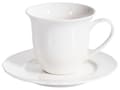 Miniatyrbilde 4 av 9: Sett med 4 kopper med skåler Hvit Porselen Blank finish Servise for 4 personer Kaffekopp Tekopp