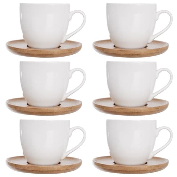 Porcelæn kopper espresso kaffe kop sæt 100 ml 6 stk