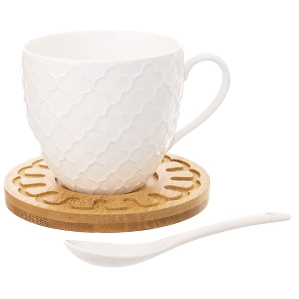Porcelænskop, sæt med 250 ml kopper som gave