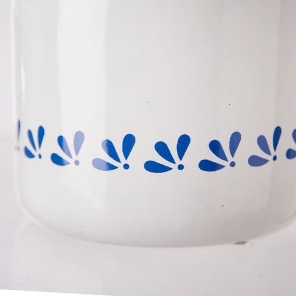 Retro emaljeret grydekrus, 10 cm, 0,7 l