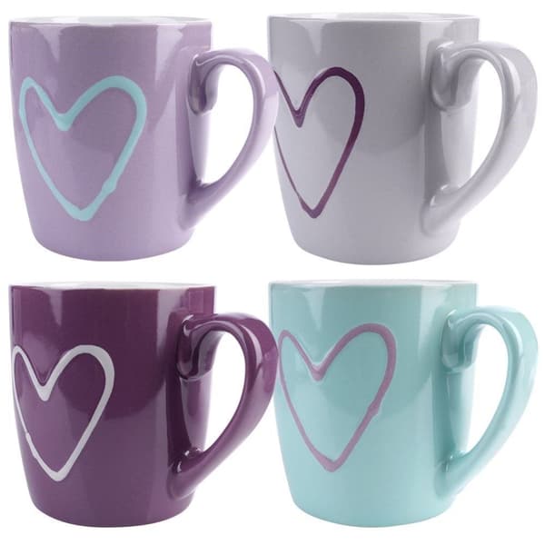 KERAMISKE KRUS MED HÅNDTAG TIL DRIKKE, KAFFE, TE