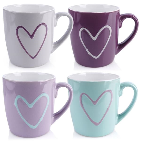 KERAMISKE KRUS MED HÅNDTAG TIL DRIKKE, KAFFE, TE