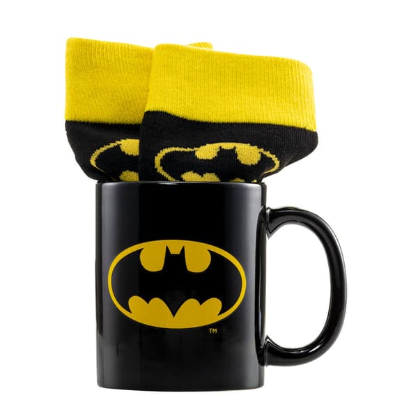 Batman - "Logo" Gift Set with Mug 315ml and Socks EU 41-45