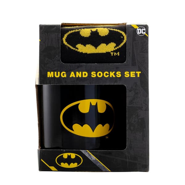 Batman - "Logo" Gift Set with Mug 315ml and Socks EU 41-45
