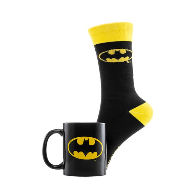 Batman - "Logo" Gift Set with Mug 315ml and Socks EU 41-45