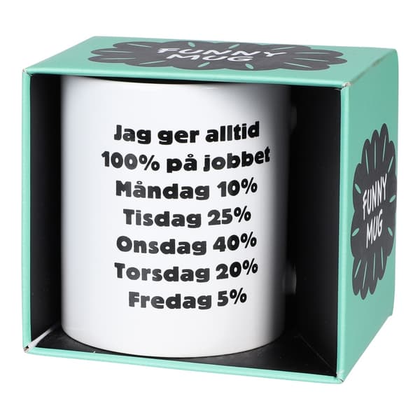 Mugg 100% På Jobbet