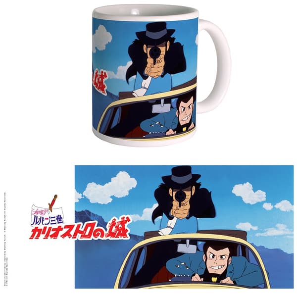 Lupin III: Cagliostros slott - Lupin och Jigen Klassisk mugg 340 ml