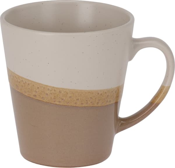 Mugg Grå/Brun Keramik 30 cl 4-pack