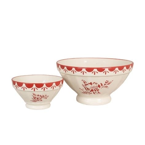 Bowl Marion Flower Red Medium