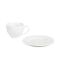Miniatyrbillede 3 af 7: Kop | SYLIA | lille hvid med ornament | 0,09 l | 874685