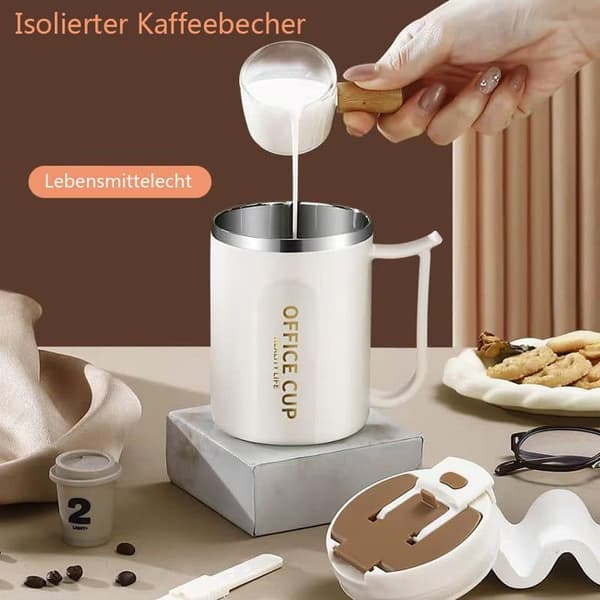 500 ml sugkopp termos, bärbar kaffekopp i rostfritt stål, läcksäker resekopp