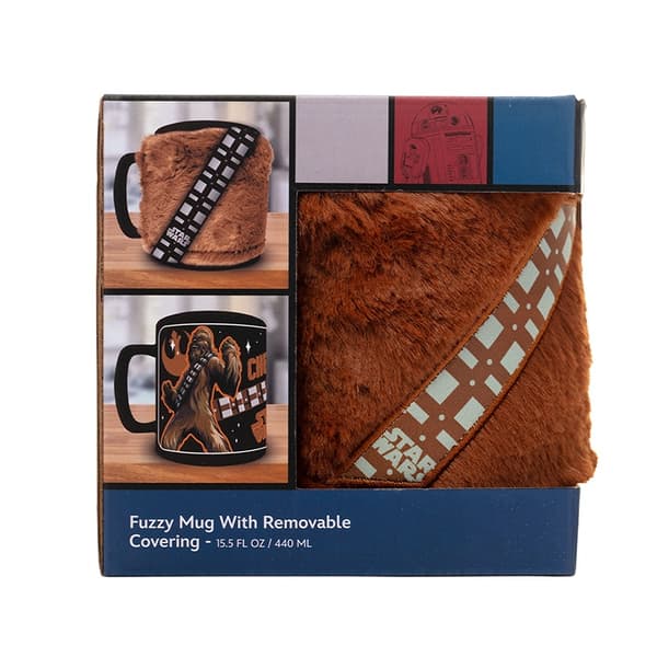 Star Wars Chewbacca mug with teddy bear cover 440ml