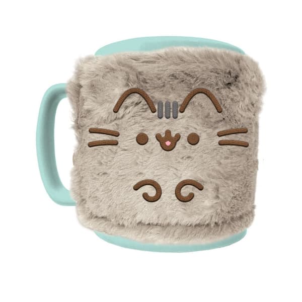 Pusheen Mug with teddy bear cover 440ml