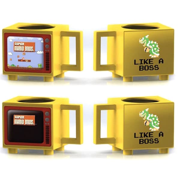 Super Mario Bros Retro TV changing mug 500ml