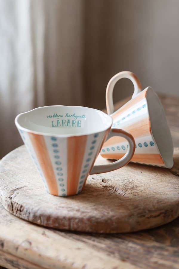 Majas Cottage Mugg Världens härligaste lärare