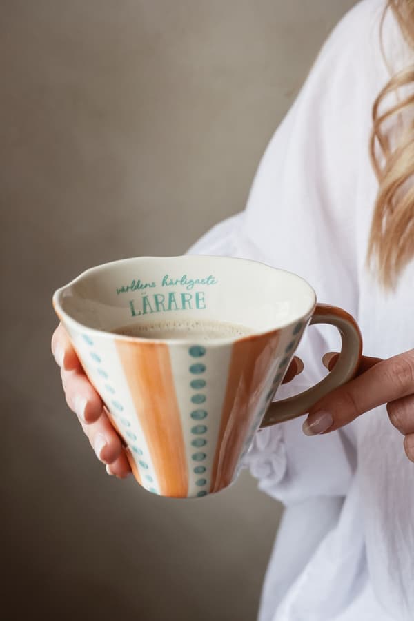 Majas Cottage Mugg Världens härligaste lärare