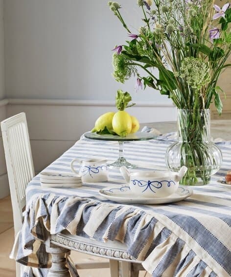 Small Plate Viola Leaf Blue