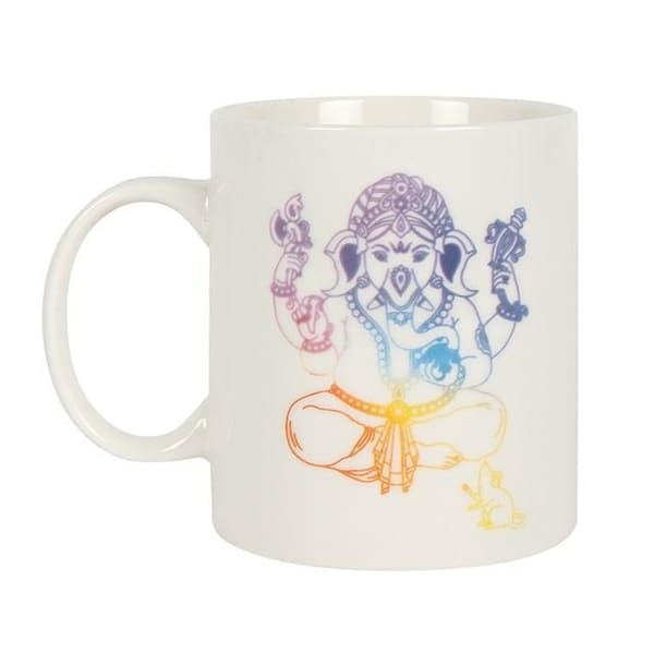 Regnbåge Ganesh Mugg m Förpackning