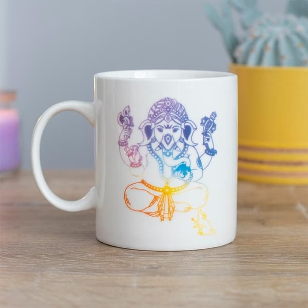 Regnbåge Ganesh Mugg m Förpackning
