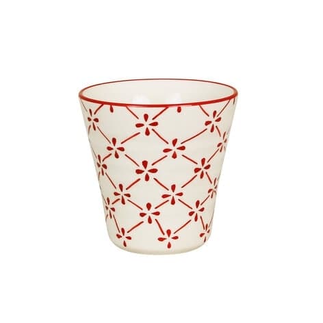 Latte Mug Marion Clover Red