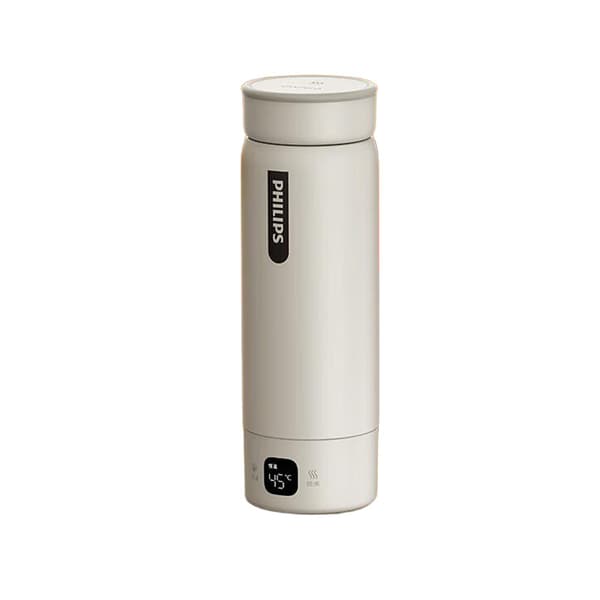Philips elektrisk varmeisoleringskop med automatisk opvarmning Rejsekruskande 420 ml kedel til transport af udstyr AWP2778
