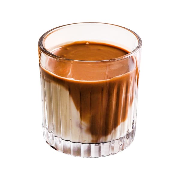 Kristallglas för Mocha Latte - Elegant Design för Kaffeälskare