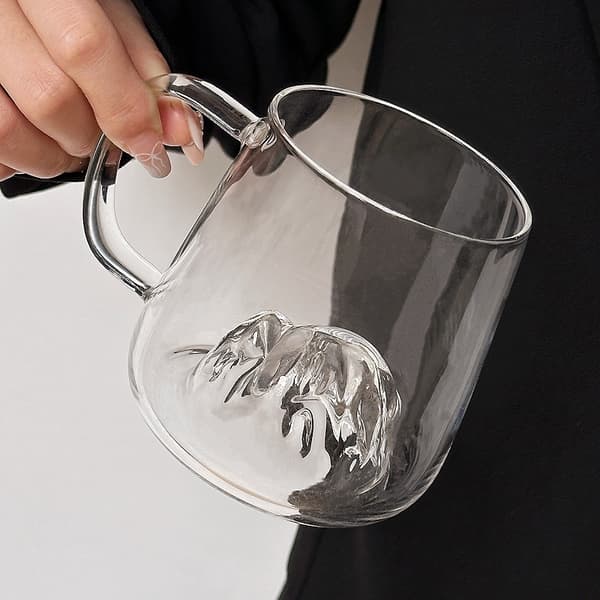 Mountain Gazing varmebestandigt glas, stilfuldt og kreativt vandglas