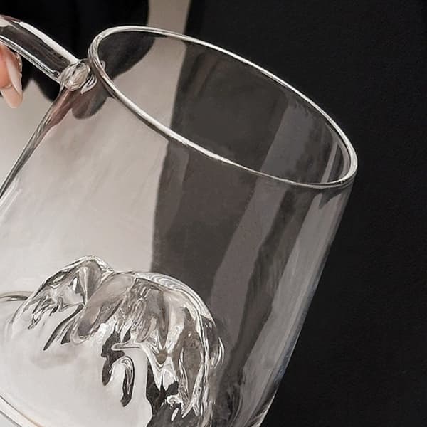 Mountain Gazing varmebestandigt glas, stilfuldt og kreativt vandglas