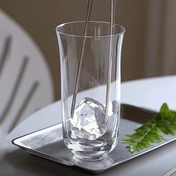Stilfuldt isglas, friskt og elegant drikkeglas