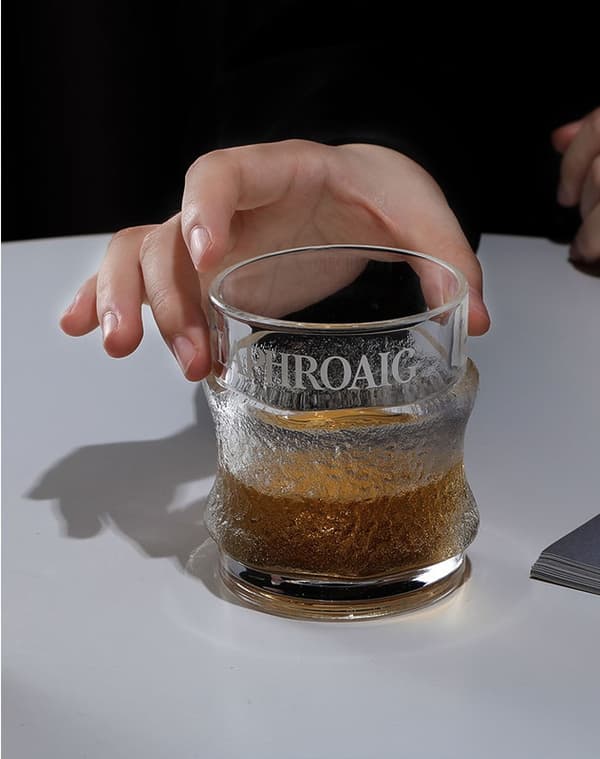 Whisky Exklusiv Texturerat Glas