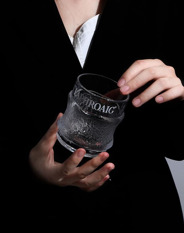Whisky Exklusiv Texturerat Glas