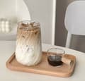 Miniatyrbild 5 av 5: Transparent Glasmugg med Barkm枚nster och Rostfritt St氓lskiva