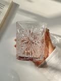 Miniatyrbillede 4 af 5: Sæt med to dekorerede krystalglas, elegante drikkeglas til hjemmet