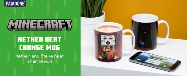Minecraft Nether Värmeförändrande Mugg, Paladone