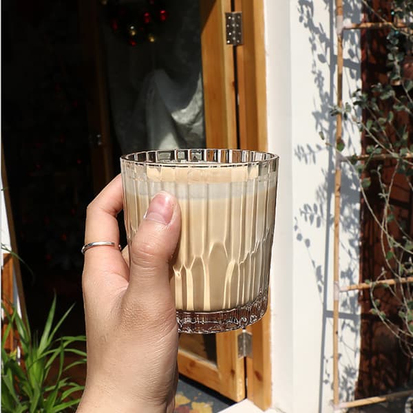 Retro graveringsglas til kaffe