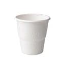 Ekologisk sockerrörsmugg 200ml - set om 25, ingen SUP-avgift