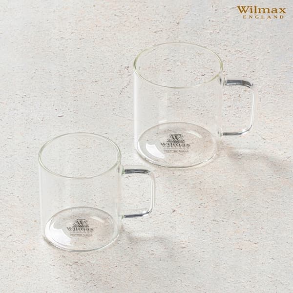 Wilmax | tee- ja kahvilasit kahvalla | 6 kpl:n setti | 100 ml |