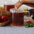 Miniatyrbild 7 av 11: Wilmax Termoglas med handtag - Set om 6 - 400 ml - Räfflade glasglas