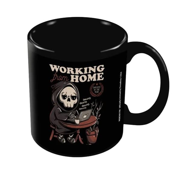 Threadless Working From Home Reaper Mug | CDON
