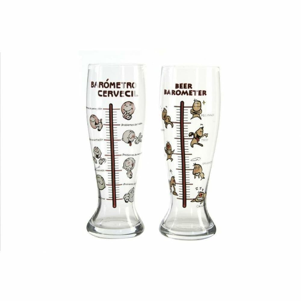 Ölglas DKD Home Decor Transparent Glas (1,5 L) (10 x 10 x 30 cm) (2 pcs)
