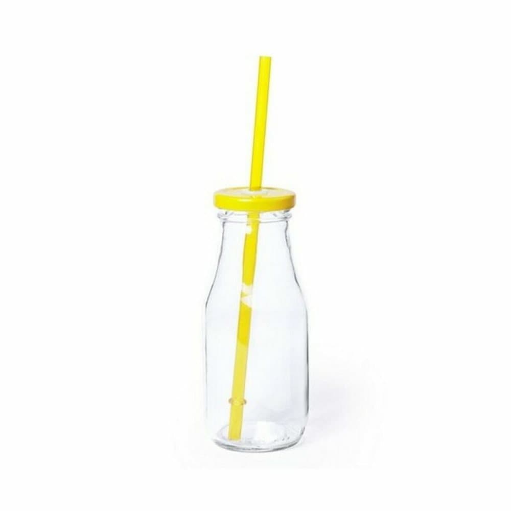 Flaska med lock och sugrör Unfreeze Pad 145495 (320 ml) (48 antal) - Blå