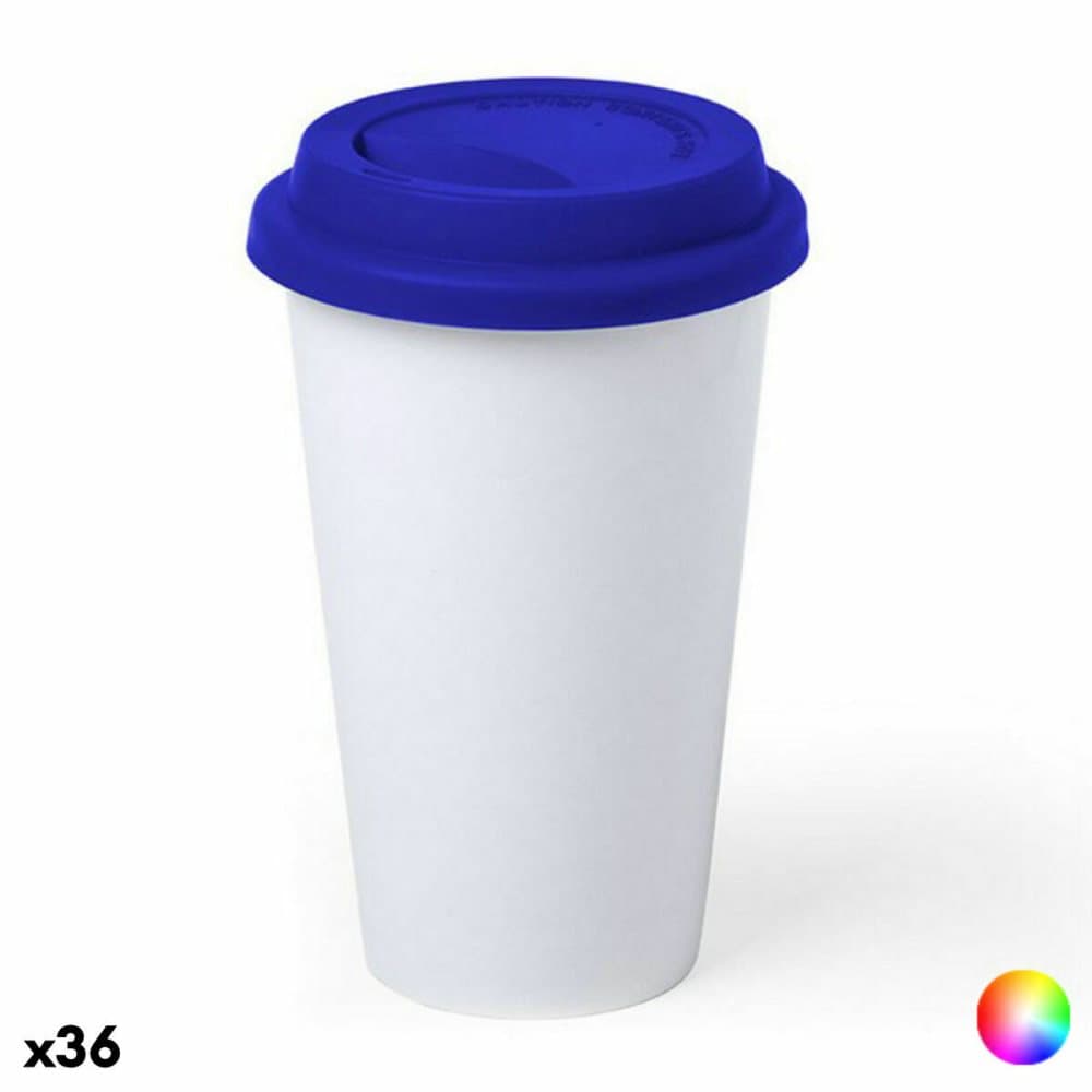 Glas med lock 146288 400 ml (36 antal) - Ljusgrön