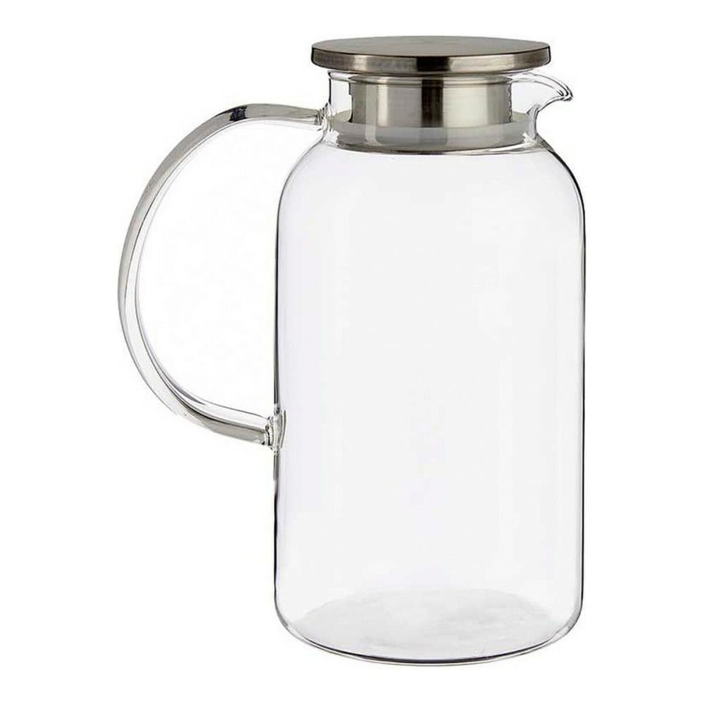 Kanna Med lock 1,9 L Transparent Borosilikatglas (12 x 22 x 17,2 cm)