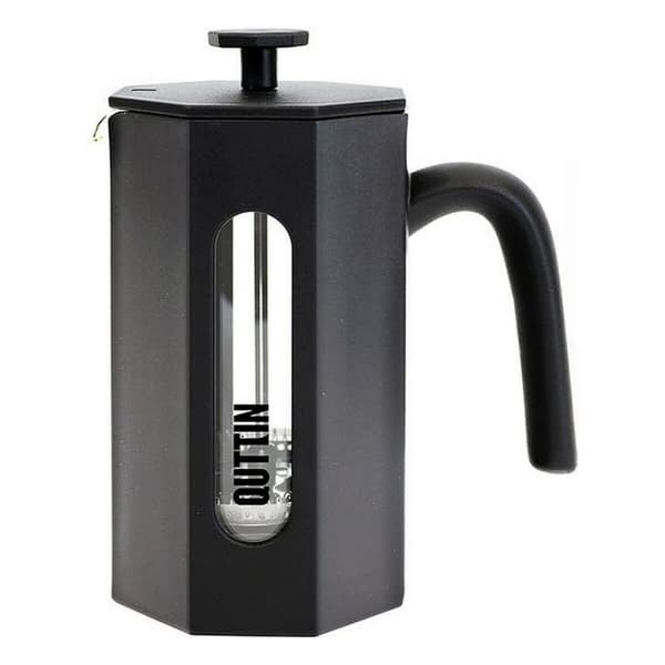 Kande Quttin Boro Rustfrit stål 350 ml Borosilikatglas