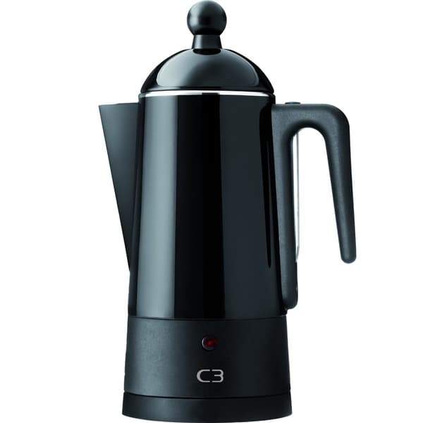 C3 Perkolator Design stål 10kp – Svart
