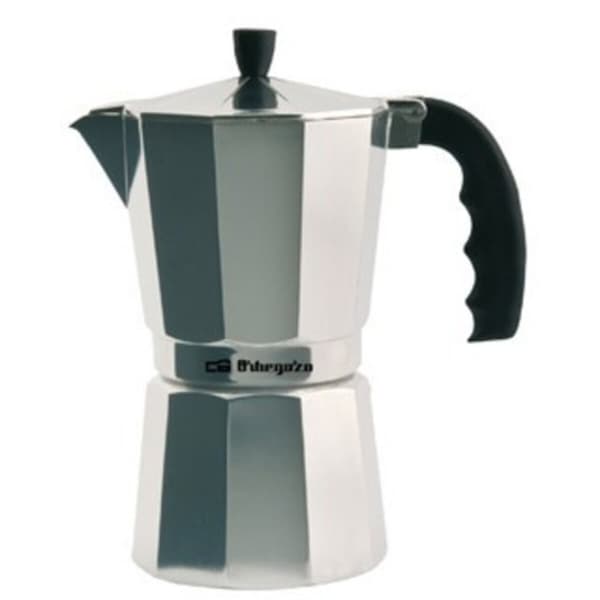 Italiensk Kaffepanna Orbegozo KF 100  1T Silvrig Aluminium 1 Kopp